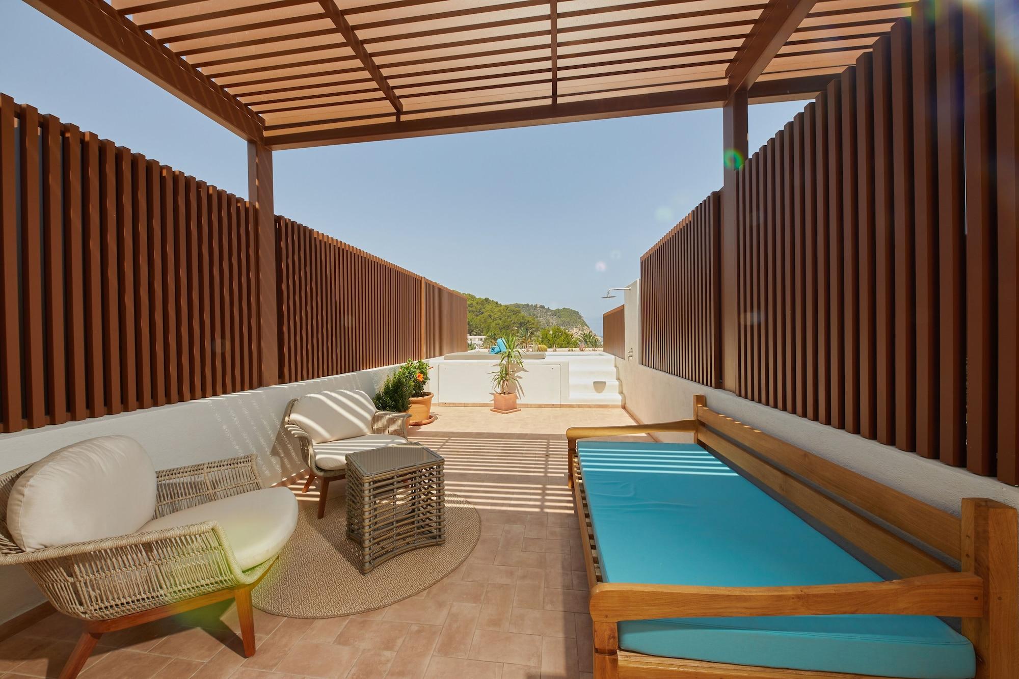 Cala San Miguel Ibiza Resort, Adults Only, Curio Collection By Hilton Port de Sant Miguel Luaran gambar Rooftop